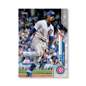 Javier Baez 2020 Topps Series 1 Base Card Poster # to 99- artbble-pos-20tbb1-1005-s