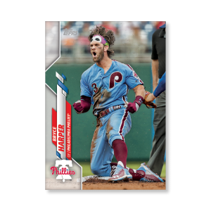 Bryce Harper 2020 Topps Series 1 Base Card Poster # to 99- artbble-pos-20tbb1-1007-s