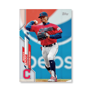 Francisco Lindor 2020 Topps Series 1 Base Card Poster # to 99- artbble-pos-20tbb1-1009-s