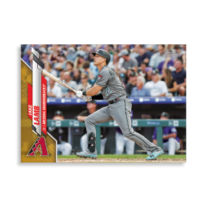 Jake Lamb 2020 Topps Series 1 Base Card Poster Gold Ed. # to 1- artbble-pos-20tbb1-1013-gold-s