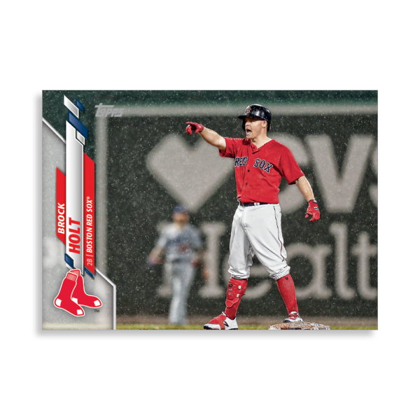 Brock Holt 2020 Topps Series 1 Base Card Poster # to 99- artbble-pos-20tbb1-1036-s
