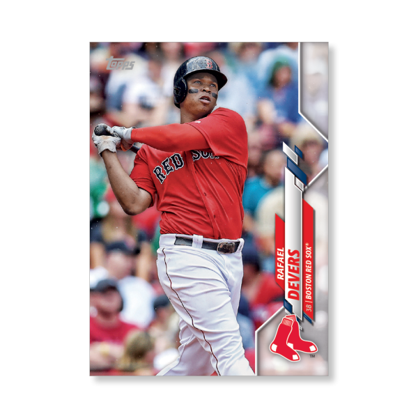 Rafael Devers 2020 Topps Series 1 Base Card Poster # to 99- artbble-pos-20tbb1-1037-s