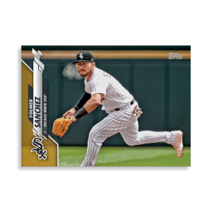 Yolmer Sanchez 2020 Topps Series 1 Base Card Poster Gold Ed. # to 1- artbble-pos-20tbb1-1051-gold-s