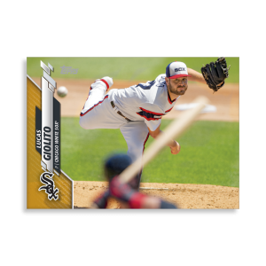 Lucas Giolito 2020 Topps Series 1 Base Card Poster Gold Ed. # to 1- artbble-pos-20tbb1-1056-gold-s