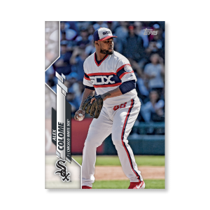 Alex Colome 2020 Topps Series 1 Base Card Poster # to 99- artbble-pos-20tbb1-1058-s