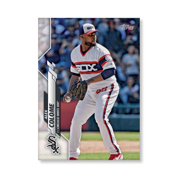 Alex Colome 2020 Topps Series 1 Base Card Poster # to 99- artbble-pos-20tbb1-1058-s