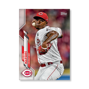 Raisel Iglesias 2020 Topps Series 1 Base Card Poster # to 99- artbble-pos-20tbb1-1065-s