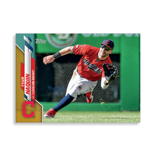 Tyler Naquin 2020 Topps Series 1 Base Card Poster Gold Ed. # to 1- artbble-pos-20tbb1-1070-gold-s