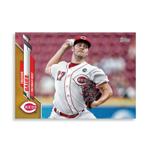 Trevor Bauer 2020 Topps Series 1 Base Card Poster Gold Ed. # to 1- artbble-pos-20tbb1-1071-gold-s