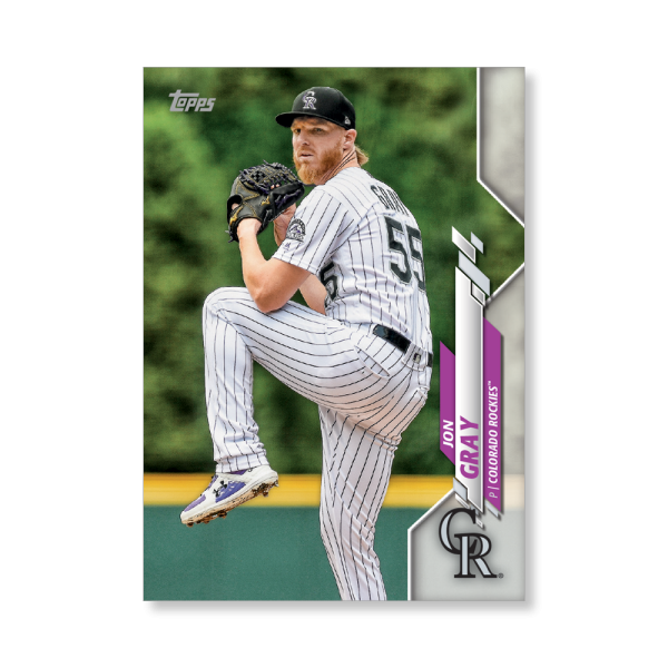 Jon Gray 2020 Topps Series 1 Base Card Poster # to 99- artbble-pos-20tbb1-1080-s