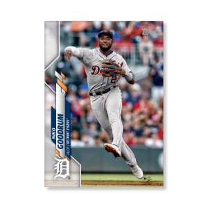 Niko Goodrum 2020 Topps Series 1 Base Card Poster # to 99- artbble-pos-20tbb1-1083-s