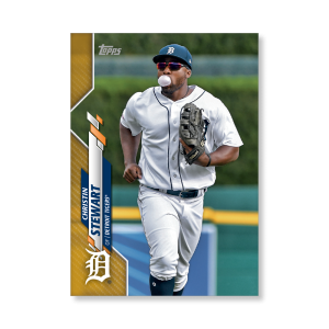 Christin Stewart 2020 Topps Series 1 Base Card Poster Gold Ed. # to 1- artbble-pos-20tbb1-1085-gold-s