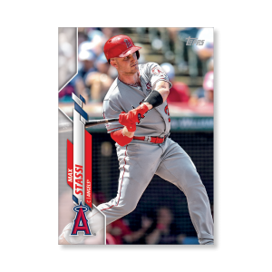 Max Stassi 2020 Topps Series 1 Base Card Poster # to 99- artbble-pos-20tbb1-1091-s