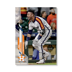 Yuli Gurriel 2020 Topps Series 1 Base Card Poster # to 99- artbble-pos-20tbb1-1092-s