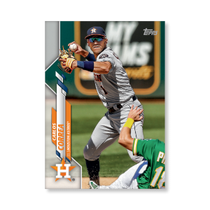 Carlos Correa 2020 Topps Series 1 Base Card Poster # to 99- artbble-pos-20tbb1-1093-s