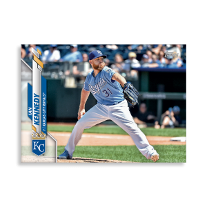 Ian Kennedy 2020 Topps Series 1 Base Card Poster # to 99- artbble-pos-20tbb1-1100-s