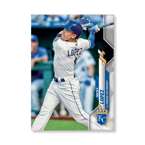 Nicky Lopez 2020 Topps Series 1 Base Card Poster # to 99- artbble-pos-20tbb1-1101-s