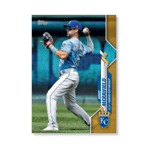 Whit Merrifield 2020 Topps Series 1 Base Card Poster Gold Ed. # to 1- artbble-pos-20tbb1-1104-gold-s