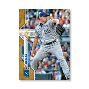 Brad Keller 2020 Topps Series 1 Base Card Poster Gold Ed. # to 1- artbble-pos-20tbb1-1105-gold-s