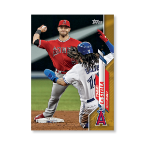 Tommy La Stella 2020 Topps Series 1 Base Card Poster Gold Ed. # to 1- artbble-pos-20tbb1-1109-gold-s