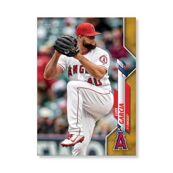 Luis Garcia 2020 Topps Series 1 Base Card Poster Gold Ed. # to 1- artbble-pos-20tbb1-1115-gold-s
