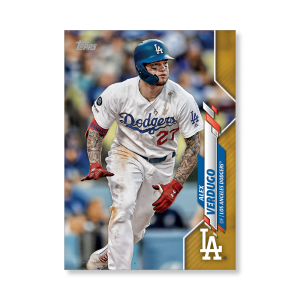 Alex Verdugo 2020 Topps Series 1 Base Card Poster Gold Ed. # to 1- artbble-pos-20tbb1-1120-gold-s