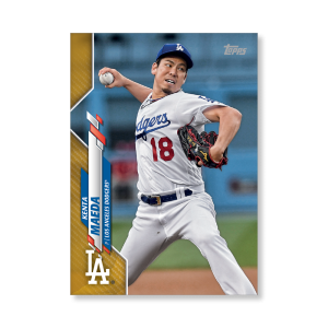 Kenta Maeda 2020 Topps Series 1 Base Card Poster Gold Ed. # to 1- artbble-pos-20tbb1-1122-gold-s
