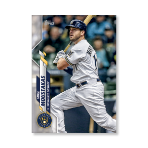 Mike Moustakas 2020 Topps Series 1 Base Card Poster # to 99- artbble-pos-20tbb1-1132-s
