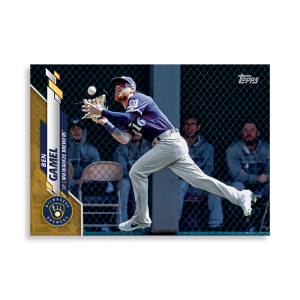 Ben Gamel 2020 Topps Series 1 Base Card Poster Gold Ed. # to 1- artbble-pos-20tbb1-1135-gold-s