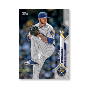 Brandon Woodruff 2020 Topps Series 1 Base Card Poster # to 99- artbble-pos-20tbb1-1136-s