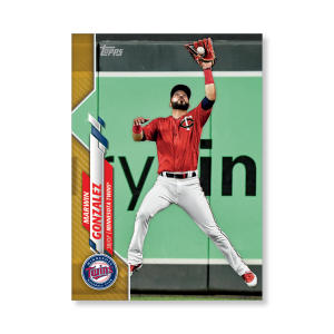 Marwin Gonzalez 2020 Topps Series 1 Base Card Poster Gold Ed. # to 1- artbble-pos-20tbb1-1142-gold-s