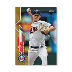 Jose Berrios 2020 Topps Series 1 Base Card Poster Gold Ed. # to 1- artbble-pos-20tbb1-1146-gold-s