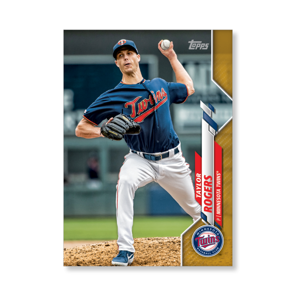 Taylor Rogers 2020 Topps Series 1 Base Card Poster Gold Ed. # to 1- artbble-pos-20tbb1-1148-gold-s