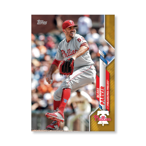 Blake Parker 2020 Topps Series 1 Base Card Poster Gold Ed. # to 1- artbble-pos-20tbb1-1149-gold-s