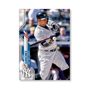 Gary Sanchez 2020 Topps Series 1 Base Card Poster # to 99- artbble-pos-20tbb1-1150-s