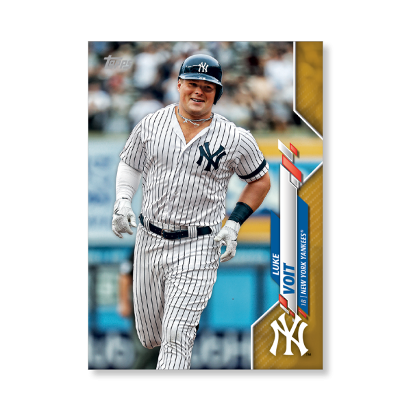 Luke Voit 2020 Topps Series 1 Base Card Poster Gold Ed. # to 1- artbble-pos-20tbb1-1151-gold-s