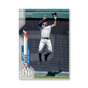 Aaron Hicks 2020 Topps Series 1 Base Card Poster # to 99- artbble-pos-20tbb1-1154-s