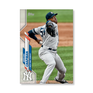 Aroldis Chapman 2020 Topps Series 1 Base Card Poster # to 99- artbble-pos-20tbb1-1155-s