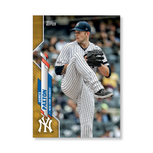 James Paxton 2020 Topps Series 1 Base Card Poster Gold Ed. # to 1- artbble-pos-20tbb1-1156-gold-s