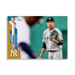 Masahiro Tanaka 2020 Topps Series 1 Base Card Poster Gold Ed. # to 1- artbble-pos-20tbb1-1157-gold-s