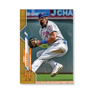 Amed Rosario 2020 Topps Series 1 Base Card Poster Gold Ed. # to 1- artbble-pos-20tbb1-1160-gold-s