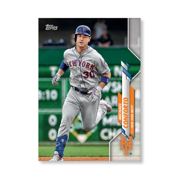 Michael Conforto 2020 Topps Series 1 Base Card Poster # to 99- artbble-pos-20tbb1-1163-s