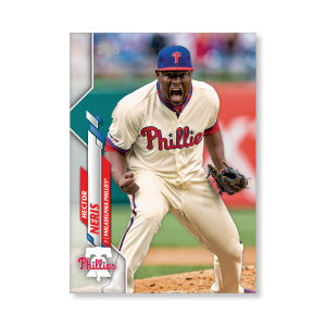 Hector Neris 2020 Topps Series 1 Base Card Poster # to 99- artbble-pos-20tbb1-1183-s