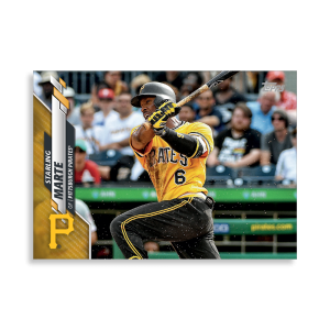 Starling Marte 2020 Topps Series 1 Base Card Poster Gold Ed. # to 1- artbble-pos-20tbb1-1188-gold-s