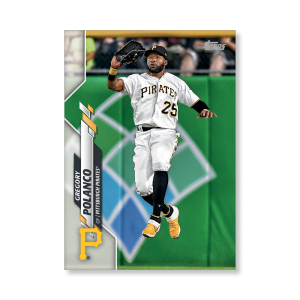 Gregory Polanco 2020 Topps Series 1 Base Card Poster # to 99- artbble-pos-20tbb1-1189-s