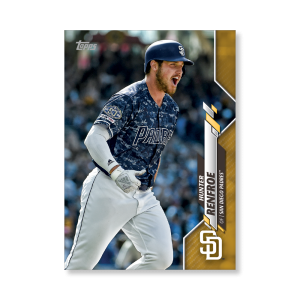 Hunter Renfroe 2020 Topps Series 1 Base Card Poster Gold Ed. # to 1- artbble-pos-20tbb1-1196-gold-s