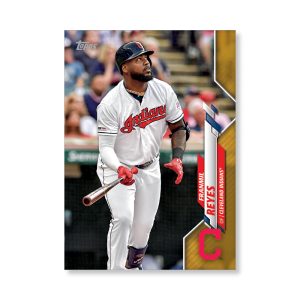 Franmil Reyes 2020 Topps Series 1 Base Card Poster Gold Ed. # to 1- artbble-pos-20tbb1-1197-gold-s