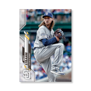 Matt Strahm 2020 Topps Series 1 Base Card Poster # to 99- artbble-pos-20tbb1-1199-s