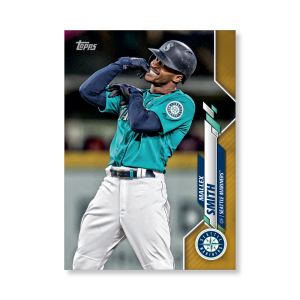 Mallex Smith 2020 Topps Series 1 Base Card Poster Gold Ed. # to 1- artbble-pos-20tbb1-1212-gold-s