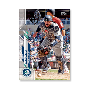 Omar Narvaez 2020 Topps Series 1 Base Card Poster # to 99- artbble-pos-20tbb1-1215-s